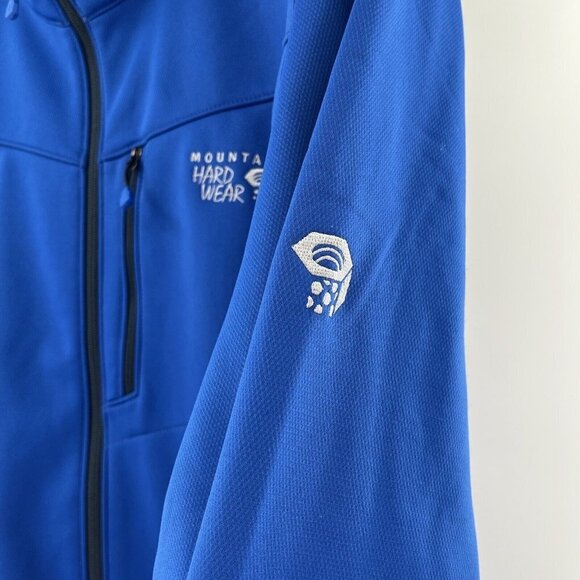 Mountain Hardwear Jacket Men's XXL Fleece Lined Full Zip Blue Tacna NWT BRANDED - Picture 5 of 15